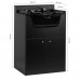 GABBIANO Hair Wash Unit with cabinet BARBER BB06 black